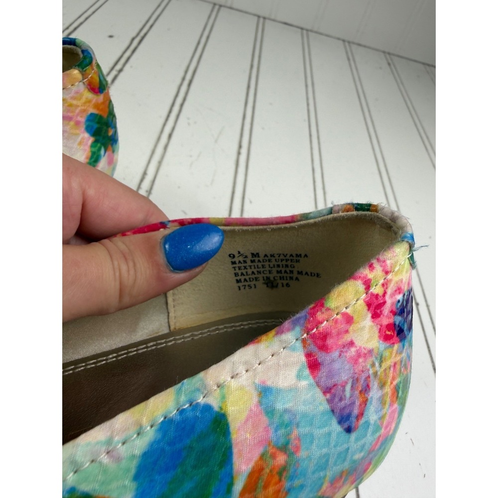 Anne Klein Vama Colorful Multicolor Floral Flats Loafers Women's Size 9.5 - Picture 7 of 11